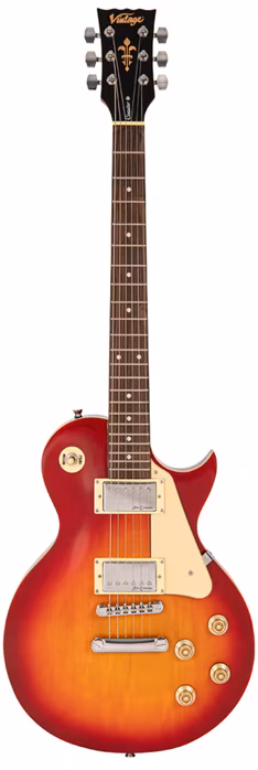 Vintage V10 Coaster Pack Cherry Sunburst - Elektrický kytarový komplet