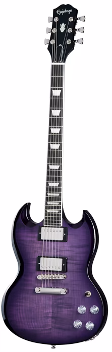 Epiphone SG Modern Figured Purple Burst - Elektrická kytara