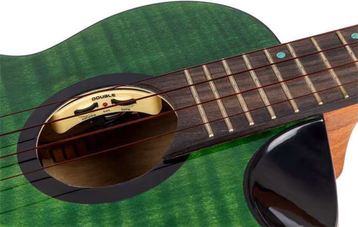 Flight Comet Tenor EQ-A Green - Elektroakustické ukulele