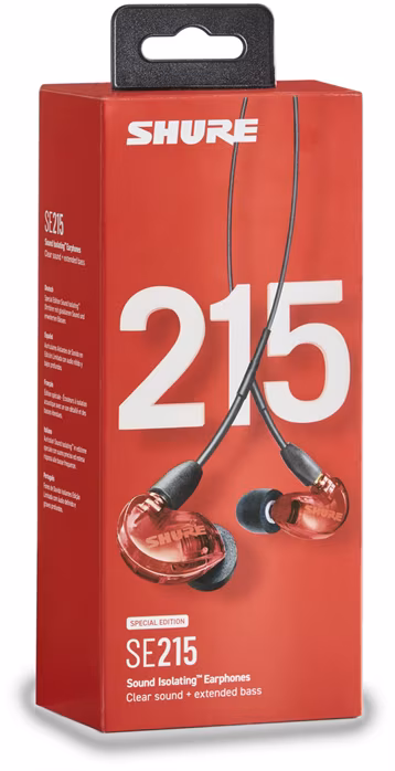 Shure SE215 Red Special Edition - In-Ear sluchátka