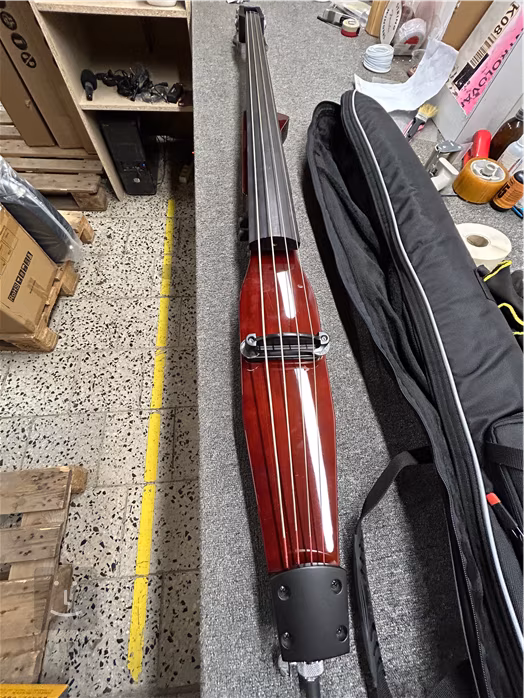 Stagg EDB-3/4 DBR (poškozené) - Elektrický kontrabas