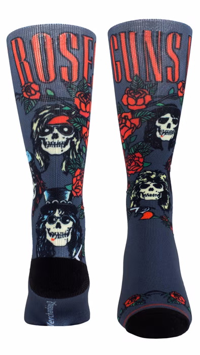 Perri's Leathers Guns N Roses Dye Sublimated Crew Socks - Ponožky
