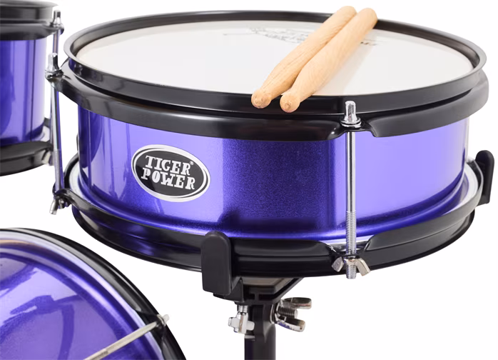 Tiger Power TCCJR30E-PP Purple - Dětská bicí souprava