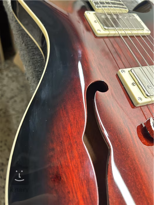 PRS SE Hollowbody Standard Fire Red Burst (použité) - Semiakustická kytara