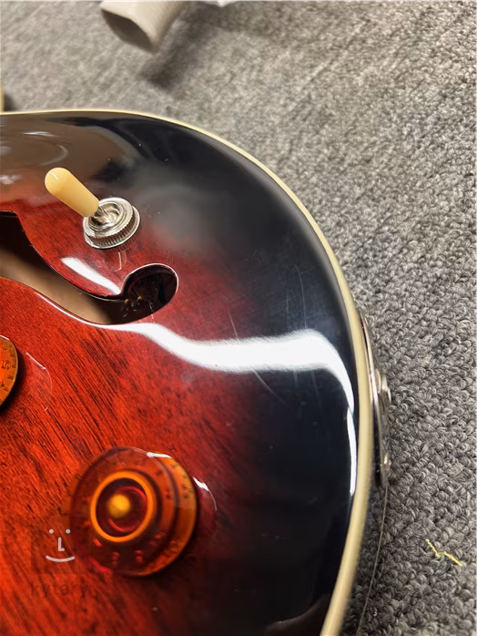 PRS SE Hollowbody Standard Fire Red Burst (použité) - Semiakustická kytara
