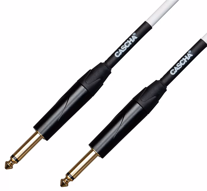 Cascha Advanced Line Guitar Cable White 9m - Nástrojový kabel