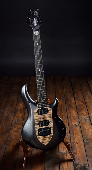 Music Man 2022 Majesty Silver 6 Smoked Pearl - Elektrická kytara