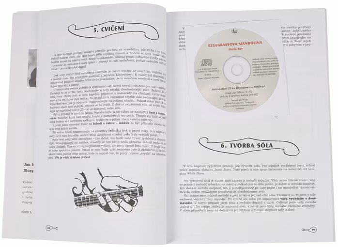 KN Škola bluegrassová mandolína - škola hry - Jan Máca - Škola hry na mandolínu