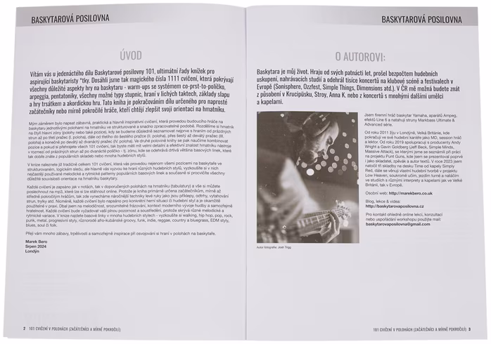 Baskytarová posilovna 101 cvičení v polohách - začátečníci a mírně pokročilí - Škola hry na baskytaru