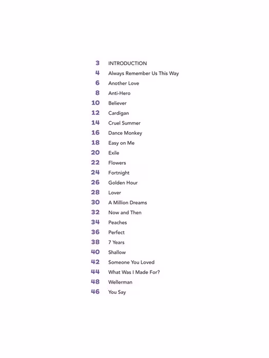 MS Piano-by-Color - Pop Songs - Noty pro klavír