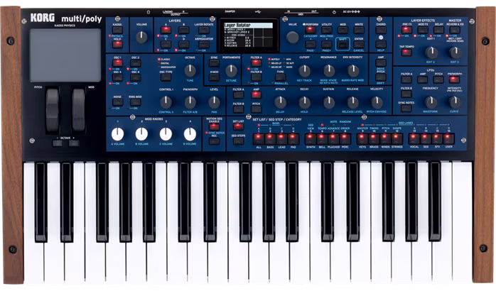 Korg Multi/Poly (poškozené) - Analogový syntezátor