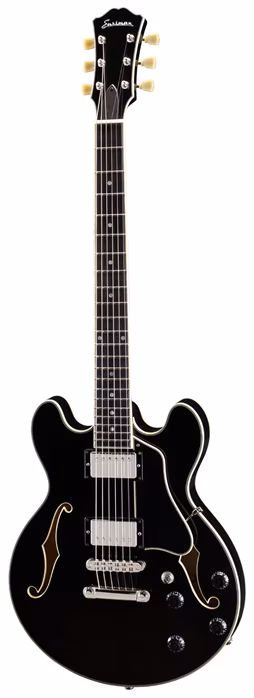 Eastman T484 Black - Semiakustická kytara