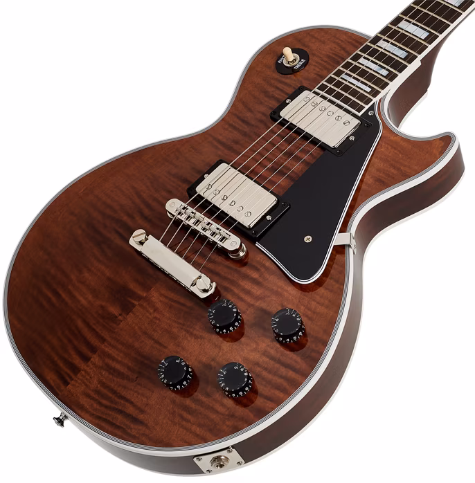 Gibson Custom Shop Dealer Select Les Paul Custom Figured Root Beer Gloss - Elektrická kytara