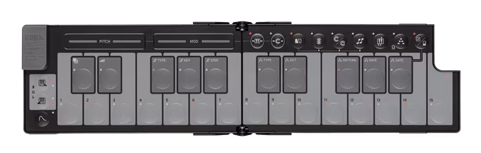 Korg nanoKEY Fold Alpine Green - USB/MIDI keyboard