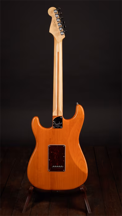 Fender 2007 American Deluxe Stratocaster HSS Amber - Elektrická kytara