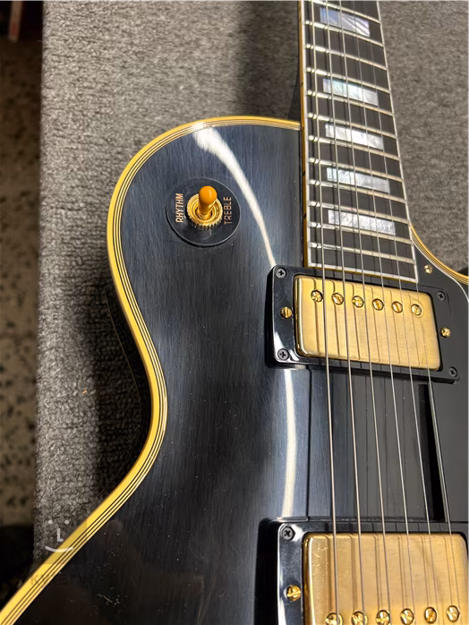Gibson Custom Shop 1957 Les Paul Custom Reissue 2-Pickup VOS Ebony (použité) - Elektrická kytara