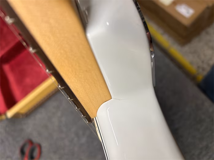 Fender Custom Shop Jeff Beck Signature Stratocaster RW Olympic White (poškozené) - Elektrická kytara