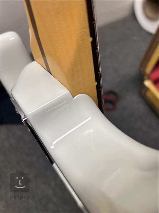 Fender Custom Shop Jeff Beck Signature Stratocaster RW Olympic White (poškozené) - Elektrická kytara