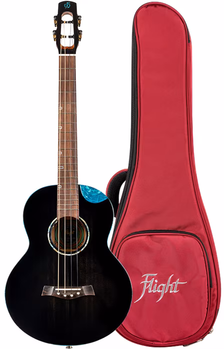 Flight Nighthawk Baritone EQ-A Black - Elektroakustické ukulele