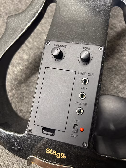 Stagg EVN X 4/4 MBK (použité) - Elektrické housle