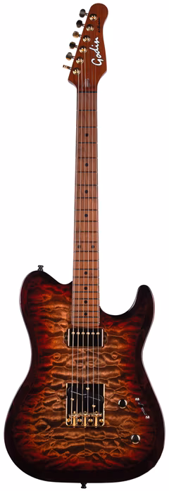 Godin Artisan TC Whiskeyburst MN - Elektrická kytara