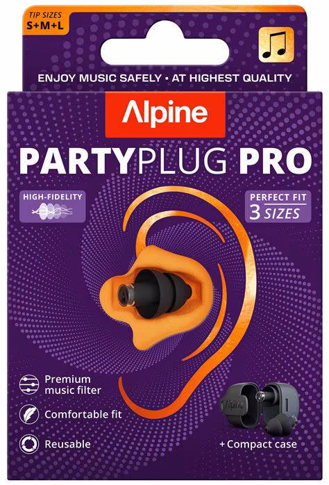Alpine Partyplug Pro Black (rozbalené) - Špunty do uší
