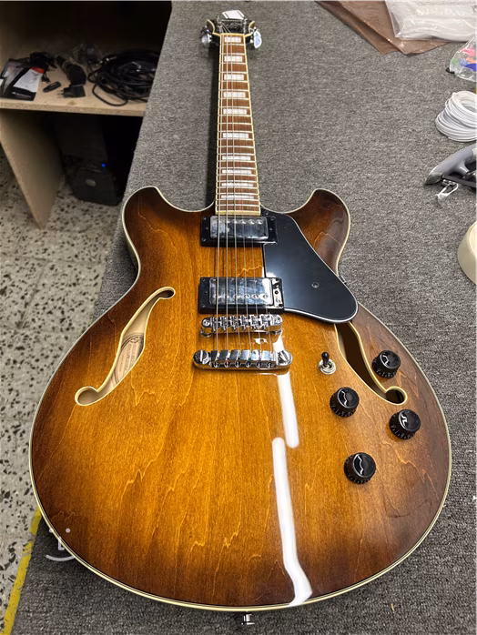 Ibanez AS73 Tobacco Brown (poškozené) - Semiakustická kytara