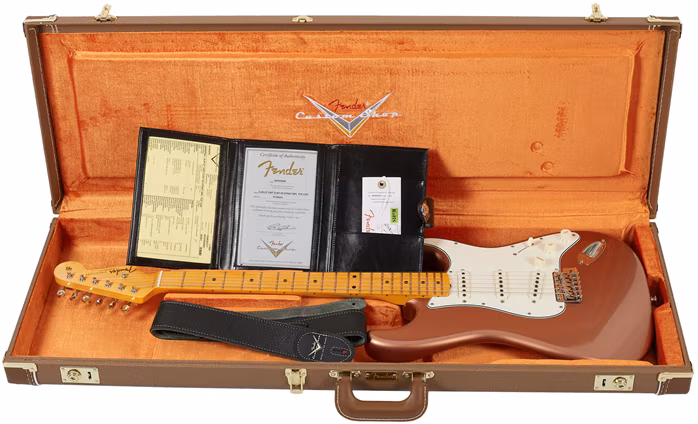 Fender Custom Shop Vintage Custom 62 Stratocaster TCP Copper - Elektrická kytara