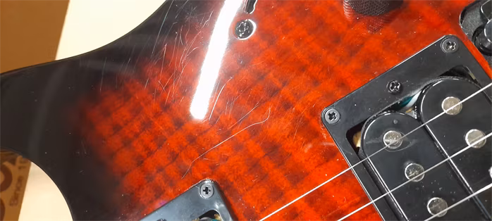 Ibanez GRG320FA Transparent Red Burst (použité) - Elektrická kytara