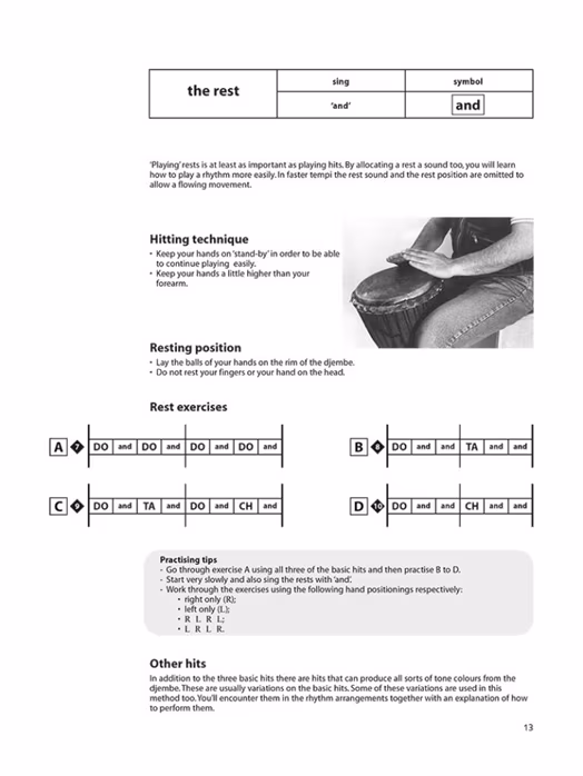 MS Djembe - Method for beginner djembe players - Škola hry na perkuse