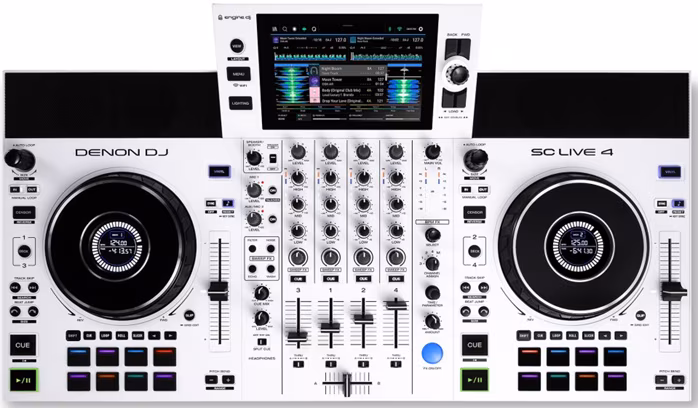 DENON DJ SC LIVE4 White - DJ kontroler