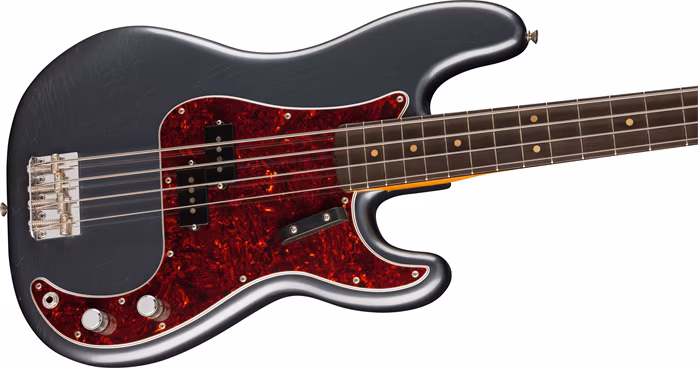 Fender Vintera II Road Worn 60s Precision Bass RW Charcoal Frost Metallic - Elektrická baskytara