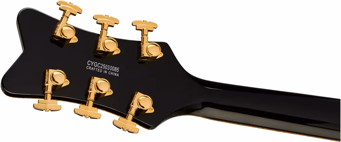 Gretsch Synchromatic Falcon Hollow Body Single-Cut with Bigsby EB Black - Semiakustická kytara