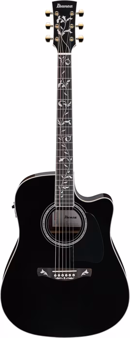 Ibanez AW391RCE Black Top - Elektroakustická kytara