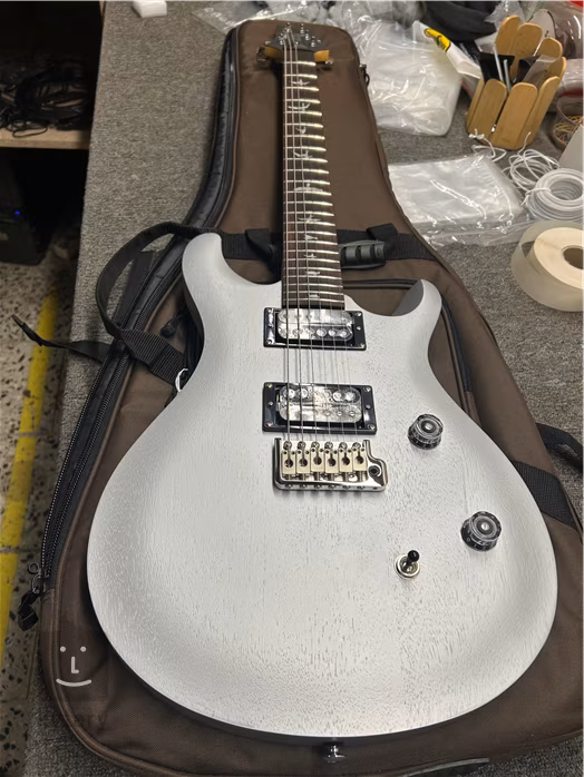 PRS SE CE24 Standard Satin Metallic Silver (použité) - Elektrická kytara