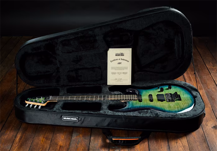 Music Man 2025 Luke 4 BFR Green Tide LTD - Elektrická kytara