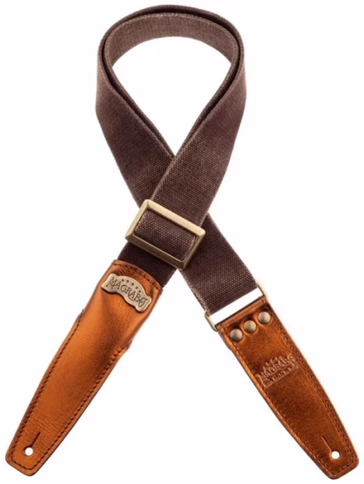 Magrabò Stripe SS Cotton Washed Black 5 cm, Flores Black - Kytarový popruh