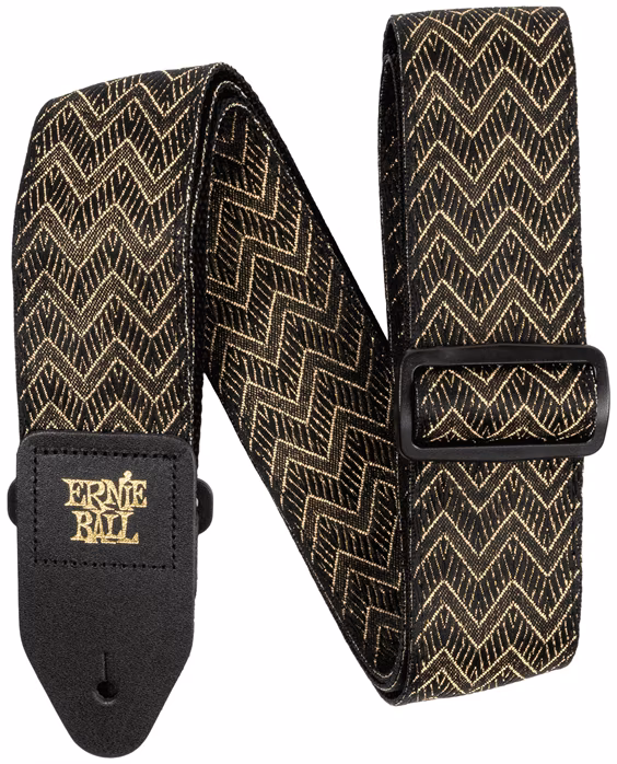 Ernie Ball Classic Jacquard Guitar/Bass Strap - Golden Waves - Kytarový popruh