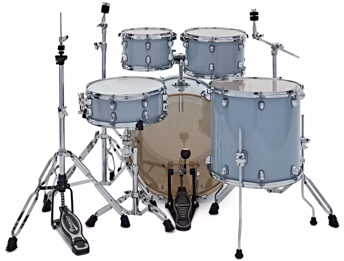 Premier Artist 22" 5pc Modern Rock Shell Pack  Steel Grey - Bicí souprava