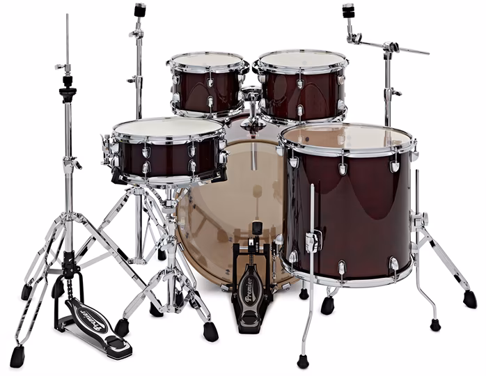 Premier Artist 22" 5pc Modern Rock Shell Pack  Cherry Red - Bicí souprava