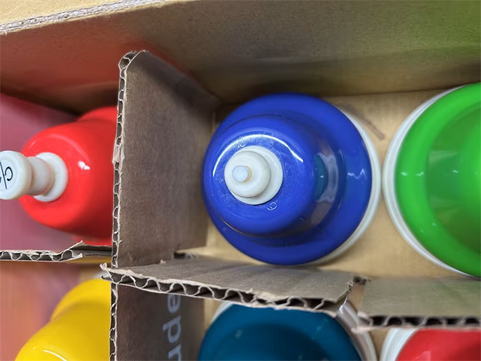 Boomwhackers Chroma-notes 8-Note C Major Diatonic Desk Bell Set CNDB-D (poškozené) - Zvonky