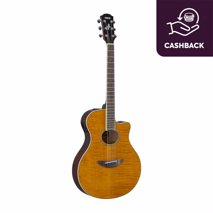 Yamaha APX600FM AMBER - Elektroakustická kytara