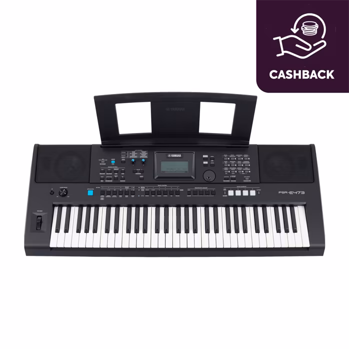 Yamaha PSR-E473 - Klávesy s dynamikou úhozu