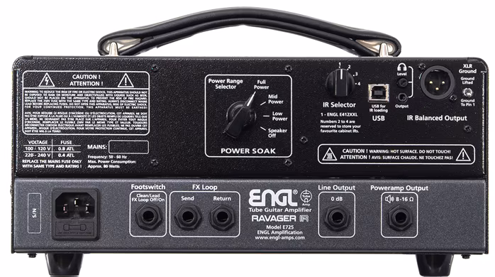 Engl Ravager IR E725 - Kytarový lampový zesilovač