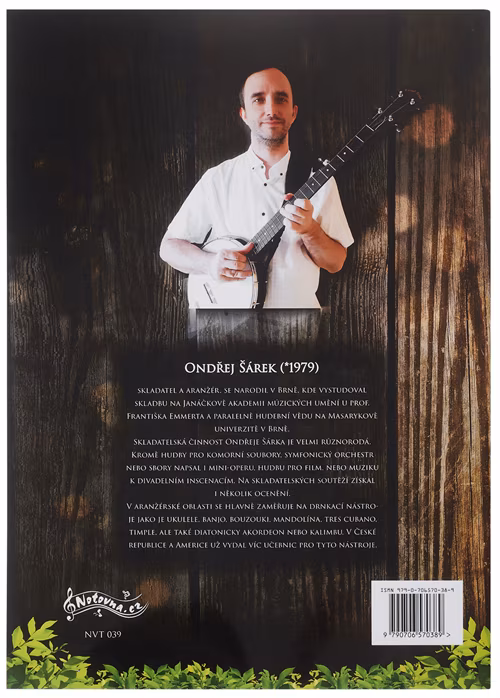 KN Písně a koledy pro pětistrunné banjo 3. díl - Škola hry na banjo