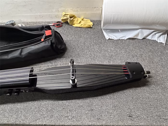 Stagg EDB-3/4 MBK (poškozené) - Elektrický kontrabas