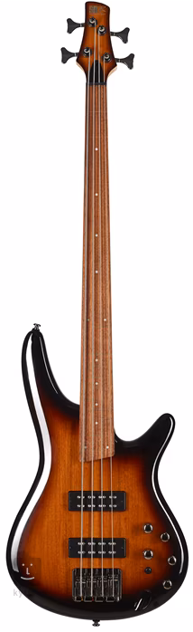 Ibanez SR370EF Brown Burst - Elektrická bezpražcová baskytara