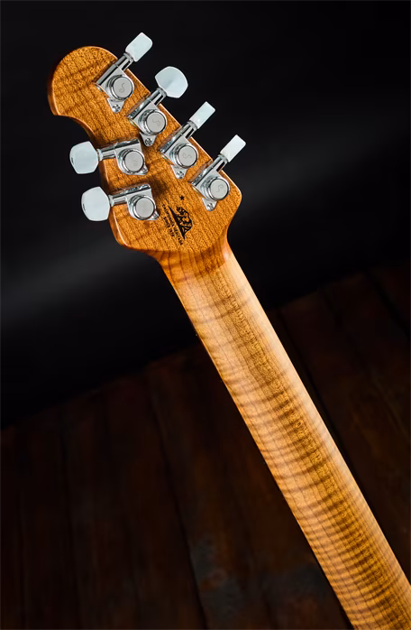 Music Man 2023 Petrucci JP15 BFR Butterscotch Burl LTD 40/100 - Elektrická kytara