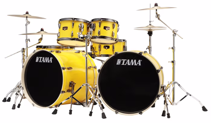 Tama Imperialstar Limited Edition Electric Yellow Double Bass - Bicí souprava s činely