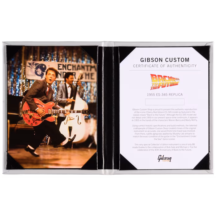 Gibson Custom Shop Back to the Future “1955” ES-345 Collector’s Edition - Semiakustická kytara